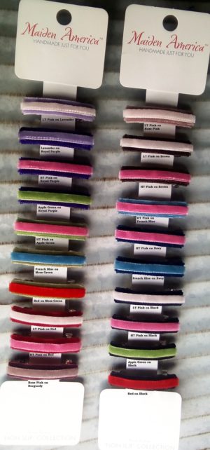 Color Ways for Velvet Stripe