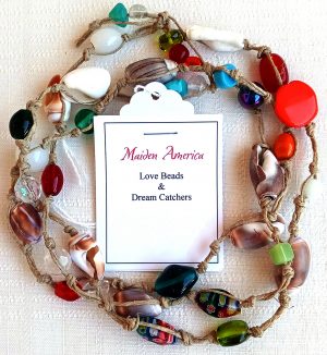 Designer Jewelry Necklace hand made in USA – Adrift Meditation - display image