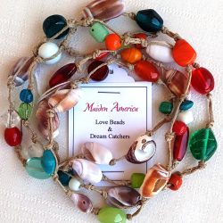 Designer Jewelry Necklace hand made in USA – Butterfly Parade - display image