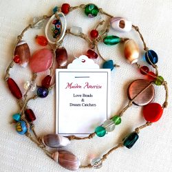 Designer Jewelry Necklace hand made in USA – Rose Garden Dreaming - display image